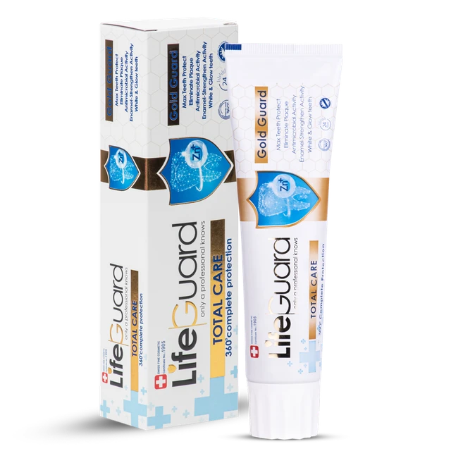 خمیر دندان توتال (Gold Guard) برند لایف گارد با حجم 120 گرم